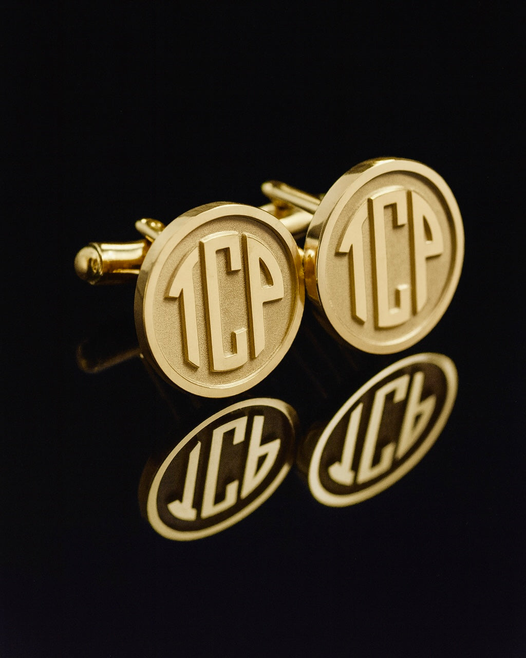 Customisable Cufflinks Gold Plated