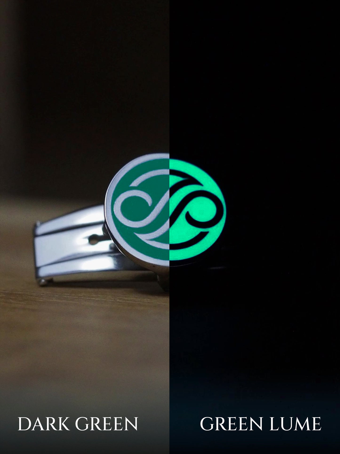 Swiss SuperLuminova® Customisable Watch Clasp