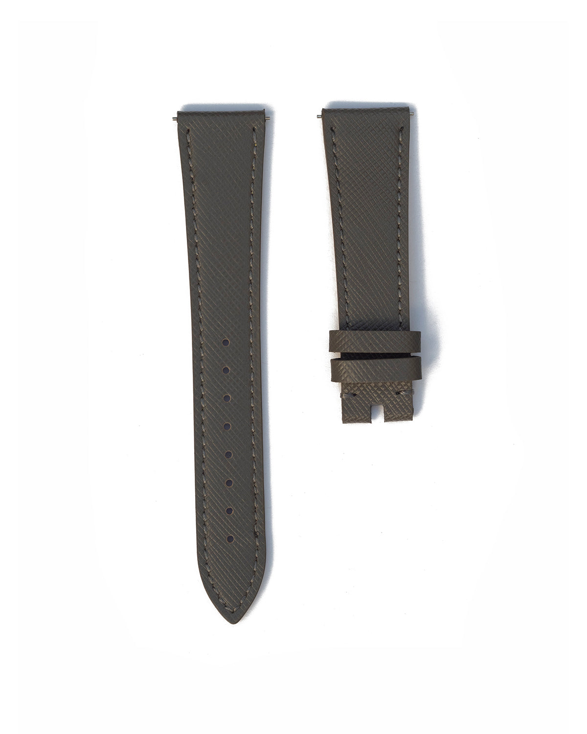 Midnight Grey Saffiano - Main Image