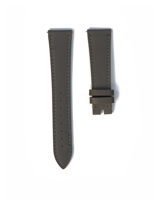 Midnight Grey Saffiano