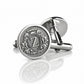 Personalised Cufflinks — Sterling Silver, Custom Engraved