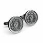 Personalised Cufflinks — Sterling Silver, Custom Engraved
