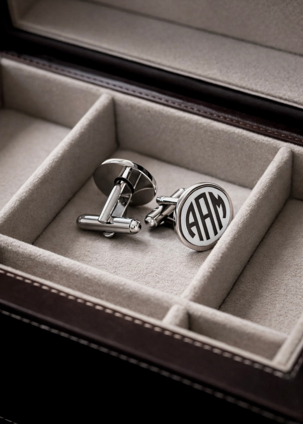 Customisable Cufflinks Sterling Silver