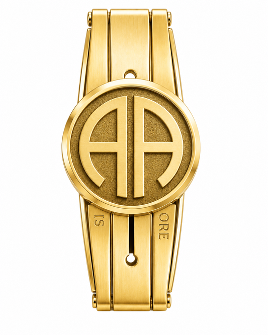 Personalised Deployant Watch Clasp — Gold Plated, Custom Engraved