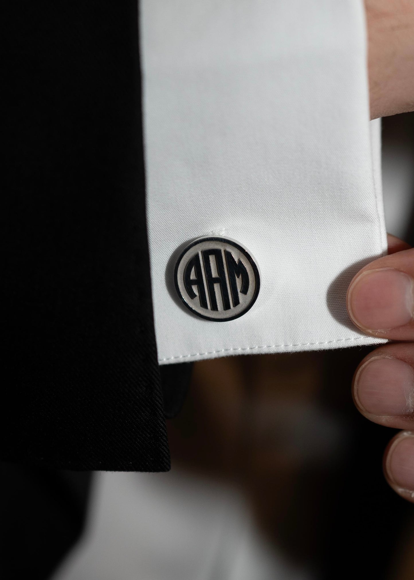 Personalised Cufflinks — Sterling Silver, Custom Engraved