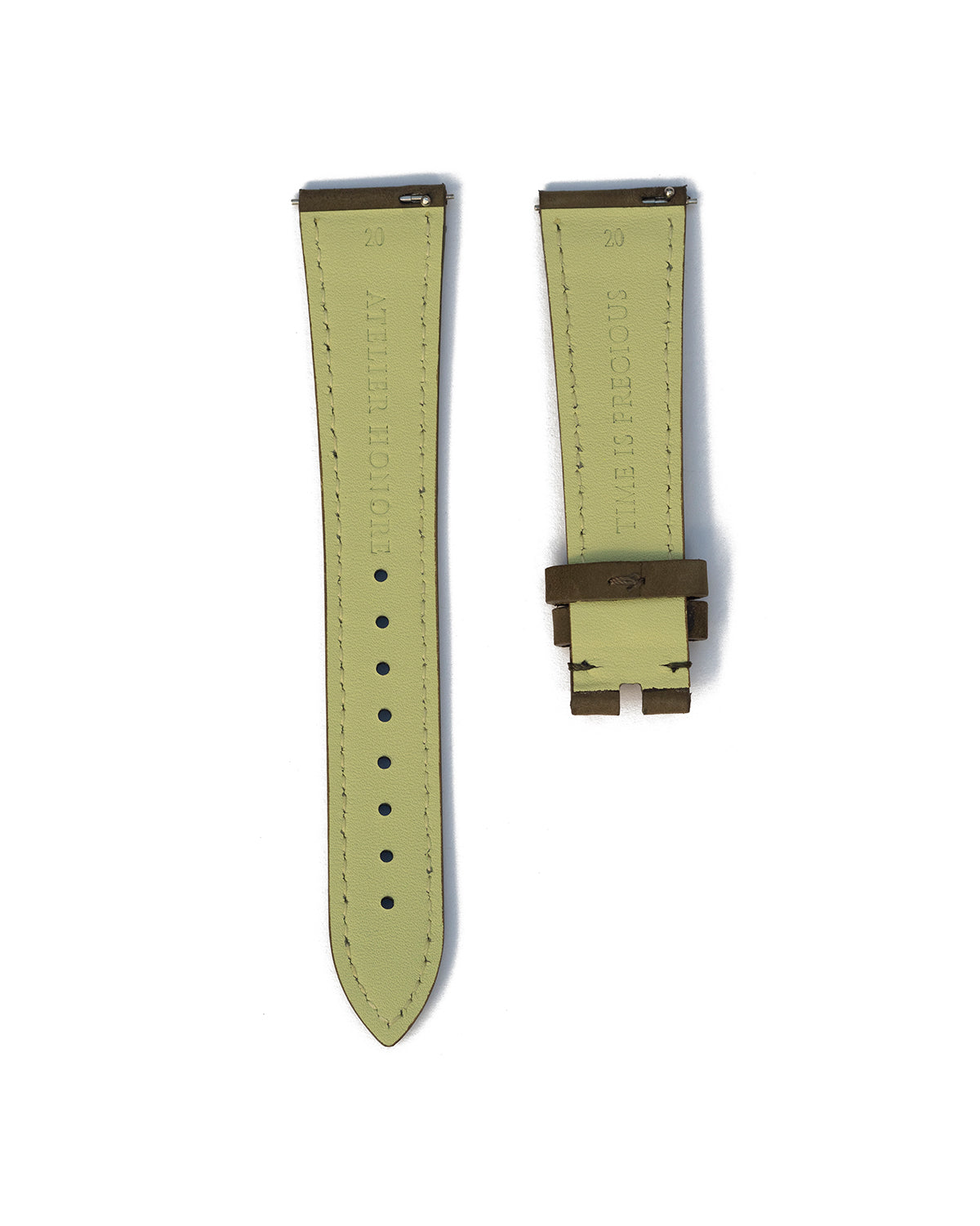 Olive Green Nubbuck